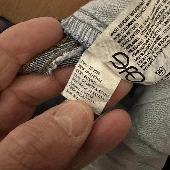 Gloria Vanderbilt Amanda Jeans Sz 8‎ Denim Jeans Stretch - Picture 5 of 8